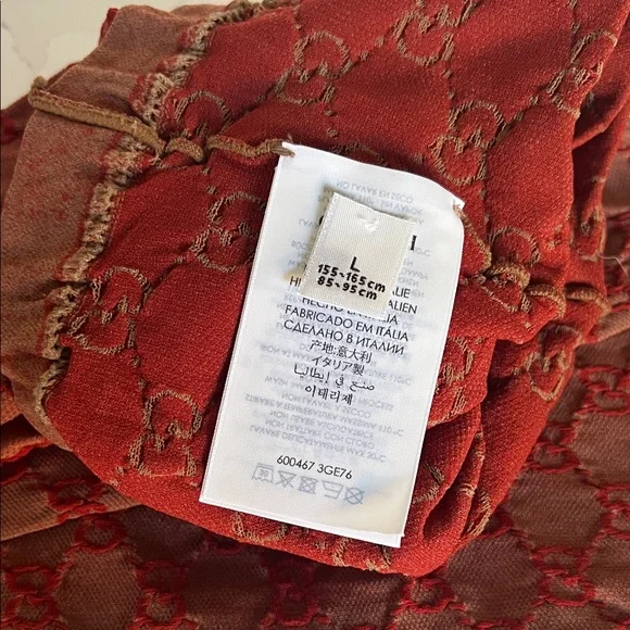 Gucci Red and nude woman’s tights - Picture 5 of 7